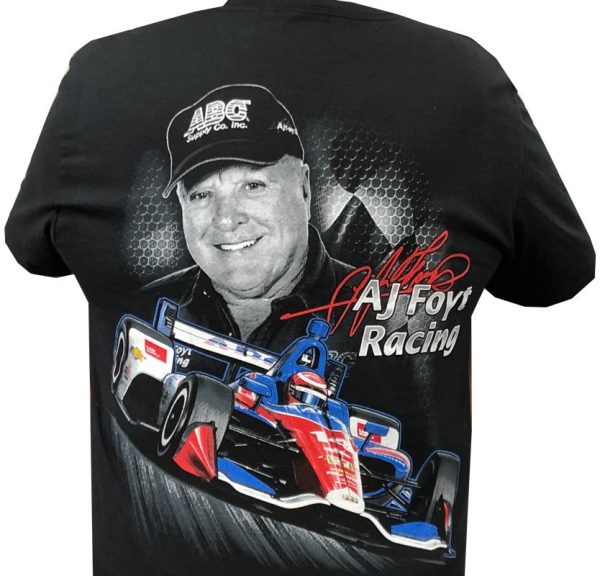 AJ Foyt Racing Black T-shirt